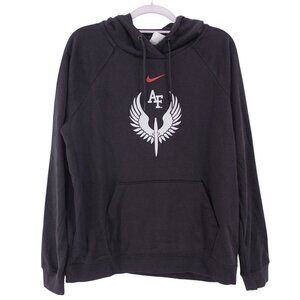 NWT Nike Women's Air Force Falcons Varsity Fleece Hoodie Sz M Black Pullover